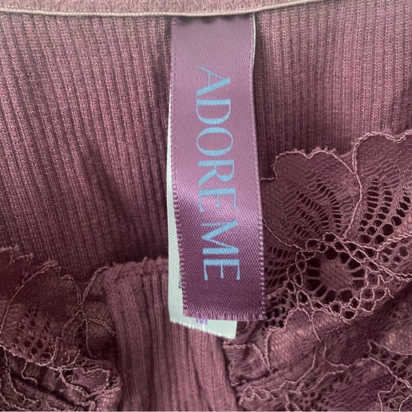Adore Me Purple Lace Lingerie Chemise - Picture 7 of 10